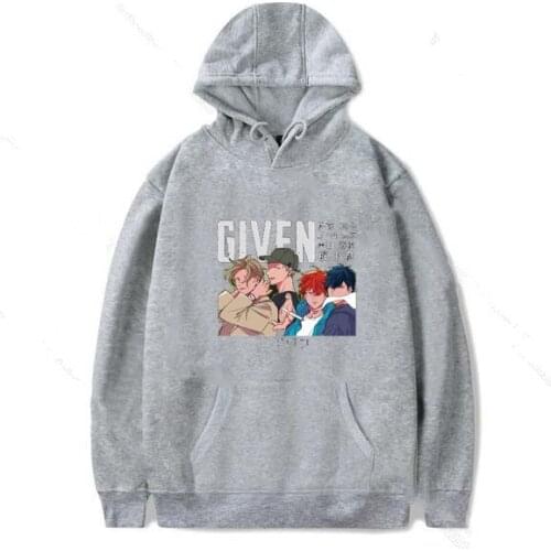 Women Hoodies Sweater Cartoons GIVEN Sweatshirts Anime Hoodie Anime Clothes For Teens Women Harajuku Hoody Dropshipping