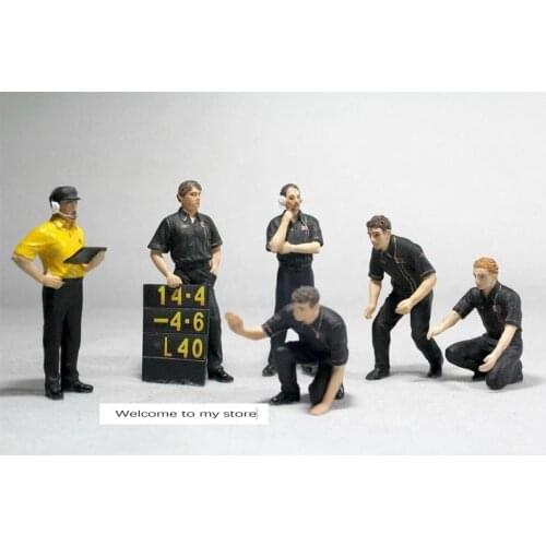 1/18 resin figure 1977 l o t u s Racing Model Repair Scene 6pcs/set