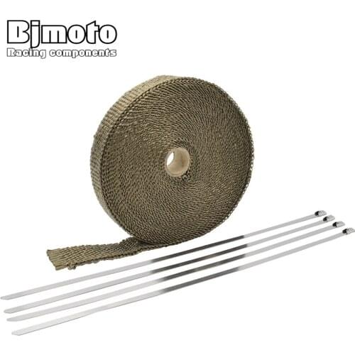 15 Heat Exhaust Heater Shield Turbo Wrap Tape For Car Truck Intake Intercooler Reflective Insulation Kit Refit Design