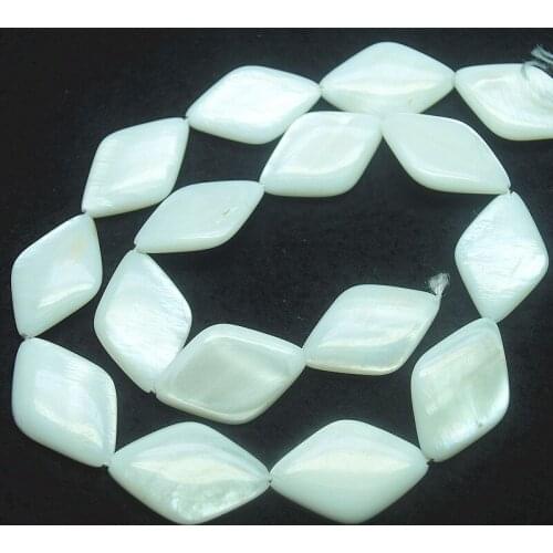 16pcs white shell beads shell strings nice shape size 26x18mm for bracelets making jewelry finding top shell items white colors