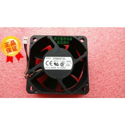 6025 dsb0612l DC12V 0.12A two wire mute 6cm cooling fan