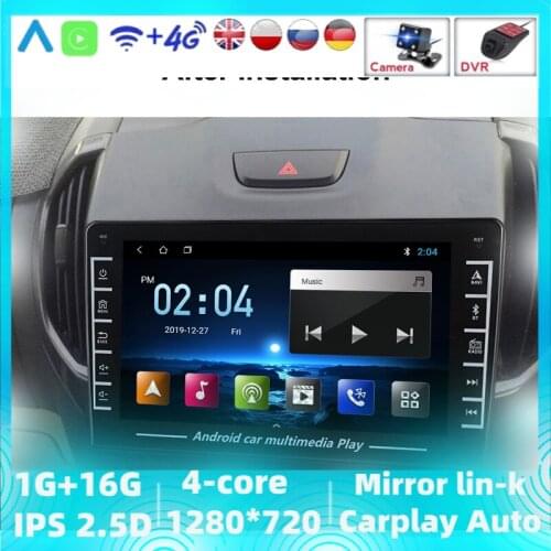 Car Navigation GPS IPS Android For Chevrolet Trailblazer Colorado S10 2012-2015 Isuzu D-max Raido Multimedia Player Wifi Dvr