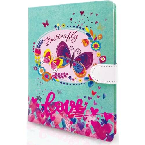 Kids Journals for Girls with PU Magnetic Closure,5.7*3.54*0.74 Inch 72sheets144pages Diary for Writing Drawing Beautiful Artwork