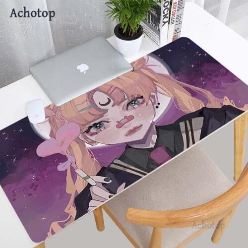 Razer Brand Large Gaming Mouse Pad With Lock Edge Anime 300*800 Speed/Control Version Mousepad For Dota Lol Macbook Mosue Carpet