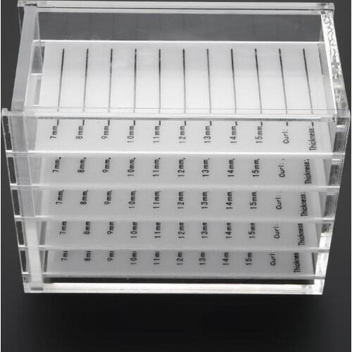 5 Layers High Quality Multifunction Tattoo Machine Pen Holder Storage Box False Eyelash Display Organizer Tattoo Transparent Box