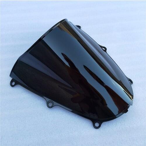 Motorcycle Bubble Windshield for Honda CBR600 CBR600RR 2005-2006 05-06 Wind Deflectore Black Windscreen Spoiler