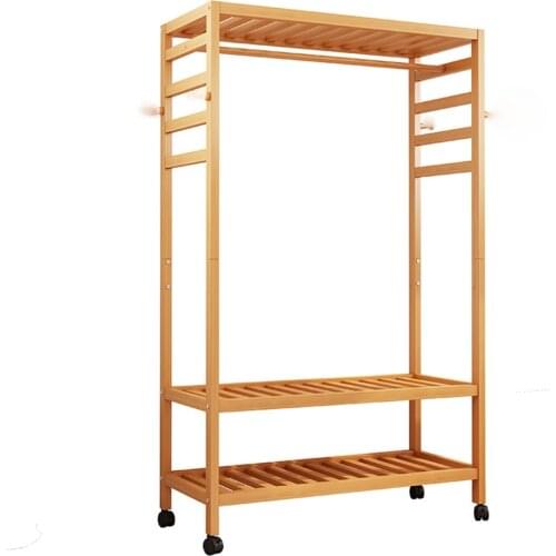 Multi-functional Wardrobe Floor Universal Wheel Conversion Hanger Hanger Hanger Household Hanger Storage Rack