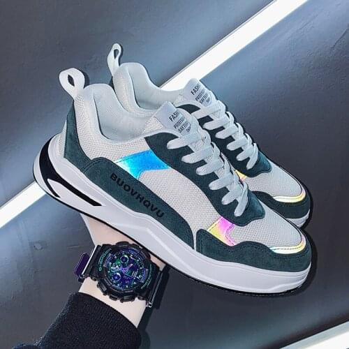 Men Casual Sneakers Women Outdoor Sports Shoes Breathable Comfortable Couple Shoes Autumn Lace Up Trainers