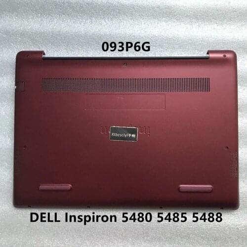 For new DELL inspiron 14 5480 5488 5485 red lower cover bottom shell laptop D shell 093P6G 93P6G