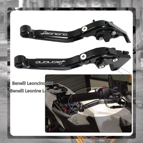 For Benelli Leoncino 500 Leoncino500 LeonineX 2016 2017 2018 Motorcycle CNC Adjustable Folding Extendable Brake Clutch Levers