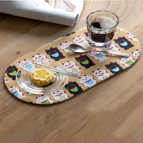 SHIMOYAMA Linen Coarse Calico On The Bed