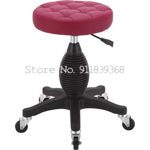 Beauty Stool Lifting Round Stool Manicure Chair Big Bench Bar Stool Barber Shop Hairdressing Chair Rotating Stool Makeup Stool