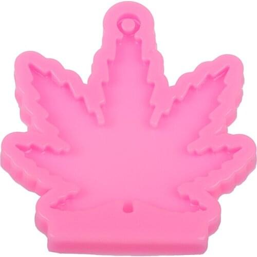 Maple Leaf Leaves Silicone Molds For DIY Truck Key Ring Epoxy Resin Mold Craft Custom Keychain