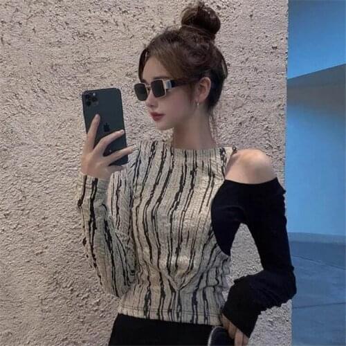 Женские полосатые футболки Whisperyyy China At AliExpress