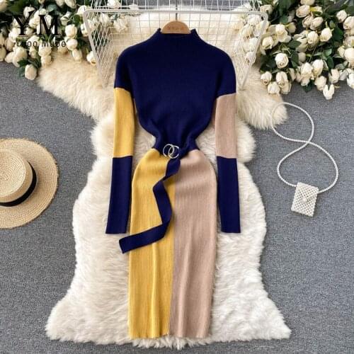 YUOOMUOO Fashionable Knitted Dresses