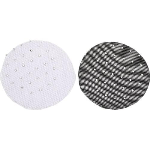 1/2PCS 10cm Invisible Hairnets Elastic Edge Mesh Hairnet Soft Lines For Wigs Dancing Sporting Hair Net Hair Accessories