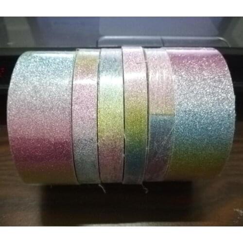 1.38M /10mm 25mm Wide Lace Ribbon Bow Easter PU Webbing Fabric DIY Rainbow Ribbons For Crafts satin nastro raso wstazka L-5