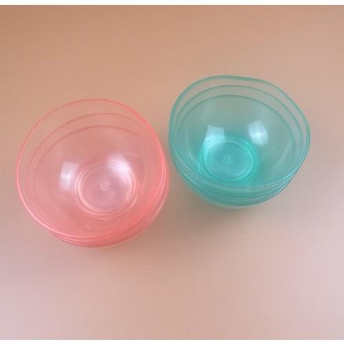 10 Pieces Dental Lab Instrument Dental Silicone Rubber Mixing Bowl/ Dental Plastic PVC Mixing Cup/ Colorful Dental Mixing Bowl