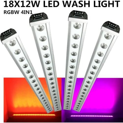 4PCS/ 18X12W Waterproof LED wash light RGBW 4IN1 IP65 LED PAR DMX512 4/8CH disco light,professional dj equipment