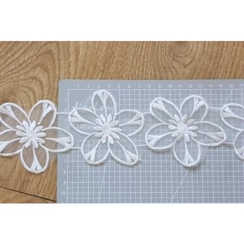 Off White Lace Accessories, Wedding Dresses, WomenS Skirts, Mesh Embroidery, European Style Curtains Handmade Diy Materials