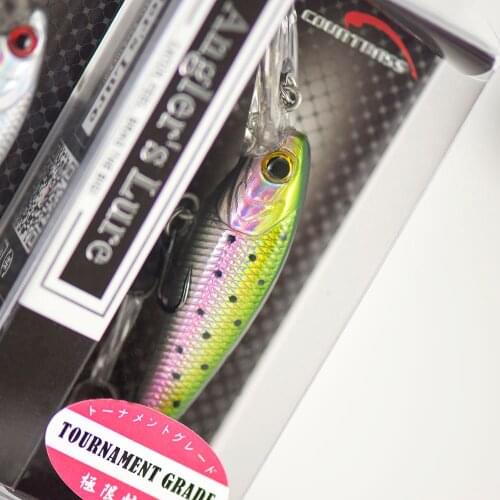 52mm 3.8g Minnow Trout Fishing Hard Bait Fishing Plastic Lures, Countbass Crappie Fishing Bait Shad