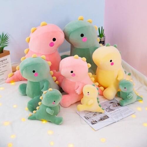 22/25/35/40/50/60cm Cute Soft Dinosaur Plush Toys Stuffed Office Nap Bed Sleep Pillow Home Decor Gift Doll Pillows Present