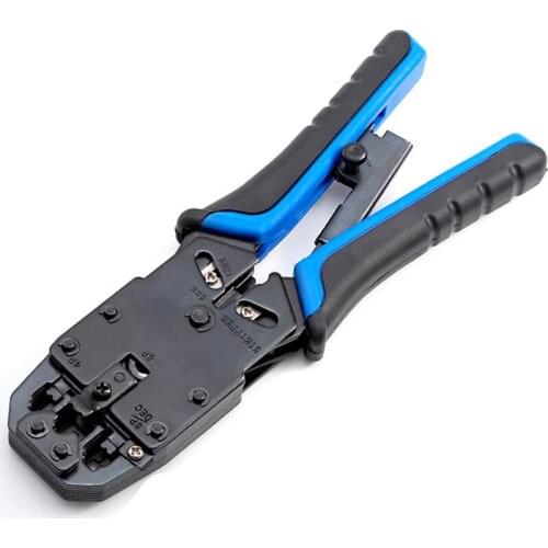4P/6P/8P Multifunctional Ratchet Cable Crimping Pliers Telephone Wire Stripper Ethernet Network Repair Clamp Wire Crimper Tools