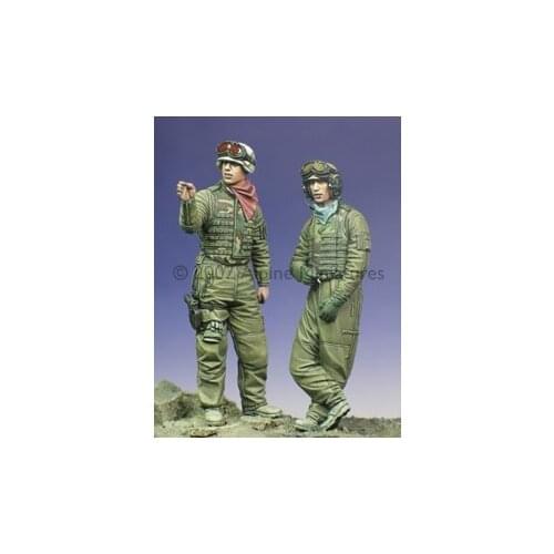 1/35 scale model of modern war military armored force 2 people Resin model Kit figure Free Shipping