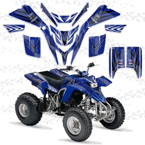 NICECNC 5 Styles Motorcycle Team Graphic Background Sticker Decal Kit For Yamaha Blaster YFS 200 YFS200 1998-2004 2005 2006