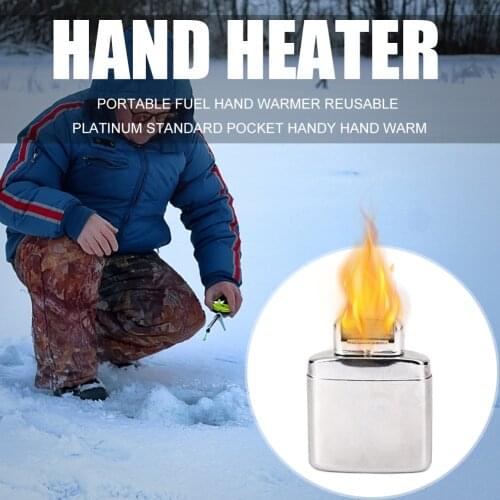 Portable Fuel Hand Warmer Winter Indoor Outdoor Fishing Camping Heater Stove Camping Portable Outdoor Elements