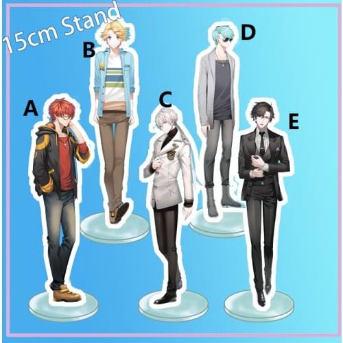 Mystic Messenger Saeran 707 Jumin Yoosung Zen Ray Anime Acrylic Stand Figure