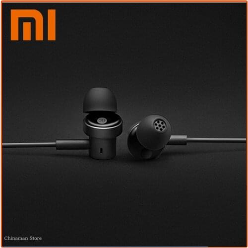 Newest Xiaomi Mi 3.5mm In-Ear Earphone Double Dynamic Headsets W/Mic for Mi 10T Pro 9 8 POCO X3 NFC M3 Redmi Note 10 8 9 Pro Max