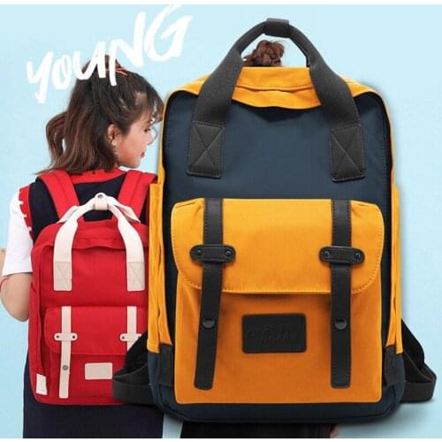 IKE MARTI Classic School Backpacks Women /Men Usb Charging Laptop Backpack Girls Rucksacks for Teenage Middle College Mochila