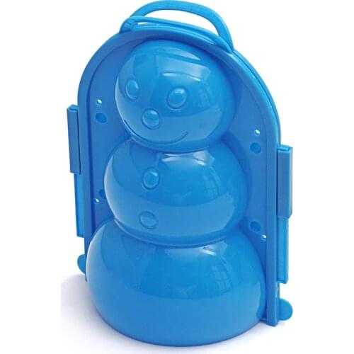 3D Snowman Model Making Mold Winter Plastic Kids Toys 2020 Outdoor Funny Sports Tools Toys Snow Sand Maker Mould New Year Gifts