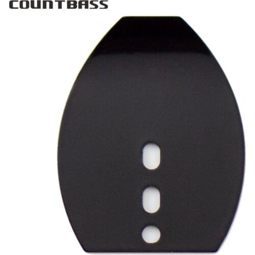 50pcs COUNTBASS Black Swim Jig Blade, Stainless Steel Blade DIY Vibration Jigs Casting Wobble fishing Lure