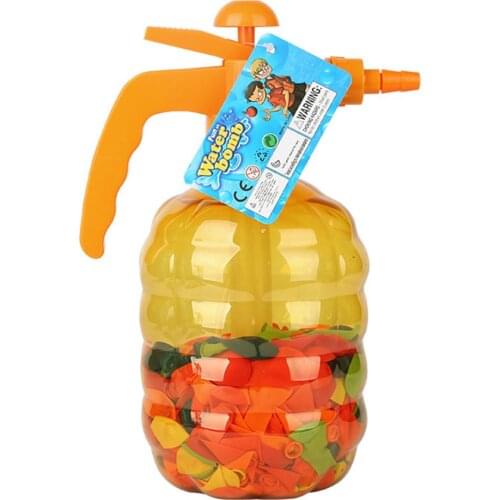 500PCS Water Balloons Water Games Balloons With 1pc Pump Bottle Filler Large Capacity Air Water Easy Fill Portable Pump Station