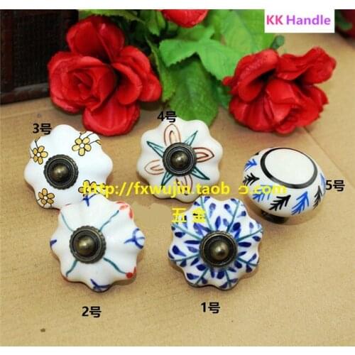 8 pcs antique cabinet knobs cabinet knob pull antique dresser kitchen cabinet door handle ceramic knob