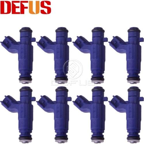 DEFUS 8PCS OEM 0280156300 Fuel Injector For Cadillac Chevrolet Equinox CTS SRX 3.6L 08-09 High Quality Car Gasoline Nozzle New