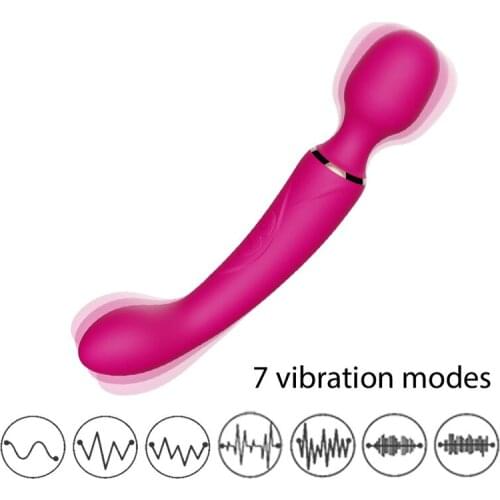 Double Ends Magic Wand AV Vibrator Sex Toys for Woman Clit Clitoris Stimulator Sex Shop Toys for Adults G Spot Vibrating Dildo