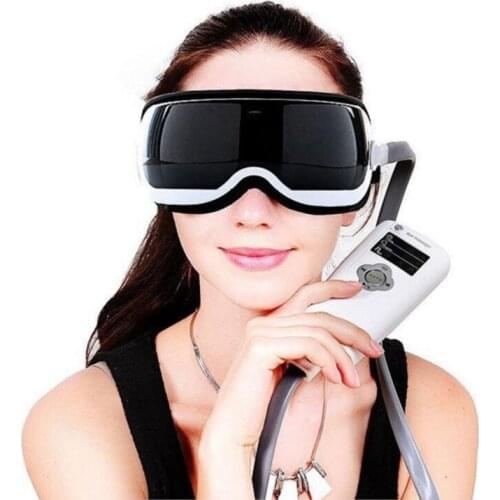 Eyes SPA Music SPA Electric Air pressure Eye massager .Vibration Magnetic heating therapy massage device.High quality