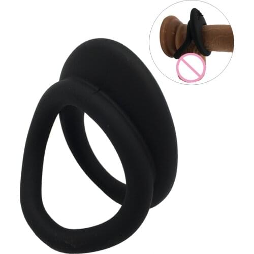 Cover Penis Necklace Cock Ring Sex Product Shop Toys For Adults Male Dick No Vibrator Rings Men Aids Erotic Sleeve Condom Sextoy