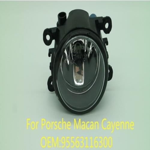 The round fog lamp for Porsche macan ,11-17 cayenne ,for Macan Cayenne front bumper lamp OEM 95563116300