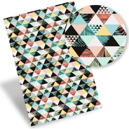 Faux Leather Sheets Sun Flower Pink Plum Synthetic Leather Printed Vinyl Fabric DIY Handbag Bow Making Supplies 22*30cm/Pc 0.8mm