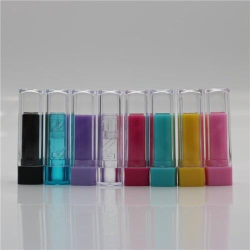 Small Lipstick Tube Containers Empty Tube Mini Square 9mm Cosmetic Containers Glue Stick Travel Bottle
