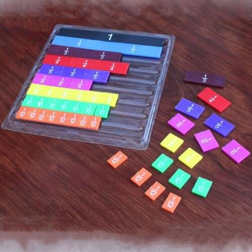 Mathematical laboratory material science teaching equipment Fractional block Score problem