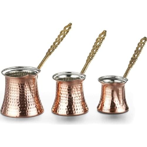 Copper Coffee Pot Set-3 pcs Set
