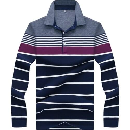 New Brand Clothes 2020 Mens Long Sleeve Polo Shirt Business Fashion Casual Contrast Collar Thickened Polo Shirt Male Clothing