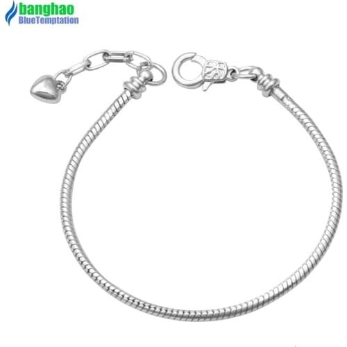 Stainless steel plata de ley original bracelet for women femme acier inoxydable jewelry men pulseras bracelets