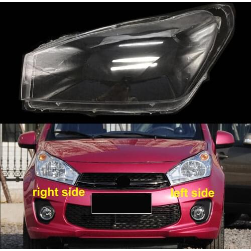 For Suzuki Alto 2013 2014 Glass Headlamp Cover Headlight Transparent Lampshade Cover Shell Replace Original Lampshade