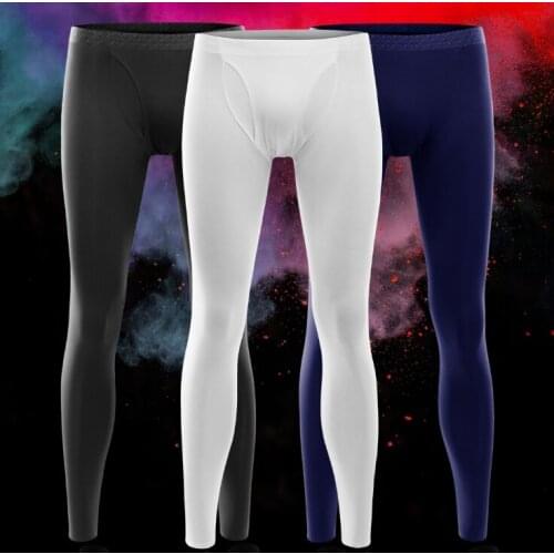 Ｃlearance sale Mens Clothing Male Simple Model soft comfortable seamless Sleep Bottoms Men U convex breathable Home pants